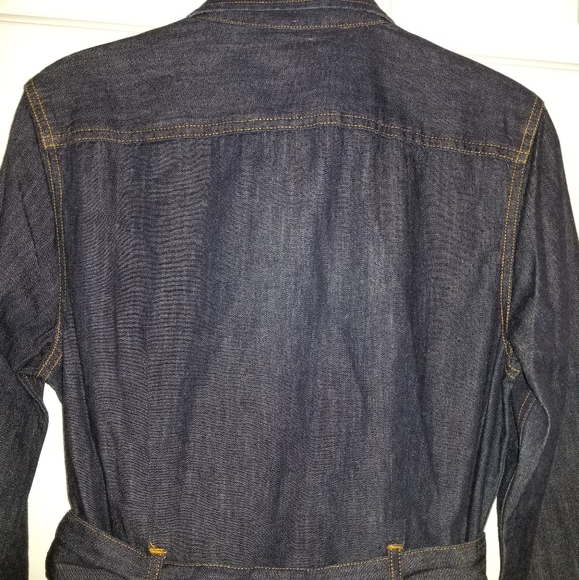 LAUREN Ralph Lauren Fit-and-Flare Denim Shirtdress - Picture 7 of 8